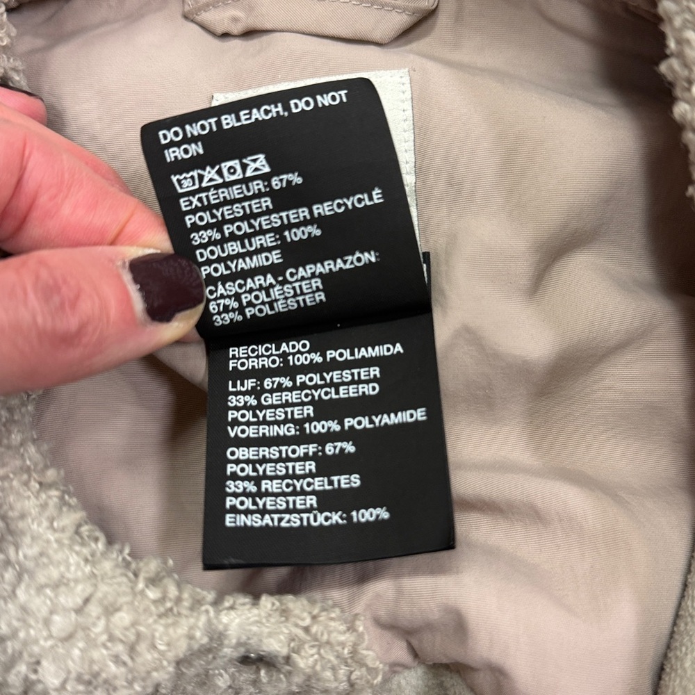 Vuori Sycamore Shirt Jacket Sherpa Shacket Size M - Picture 9 of 12